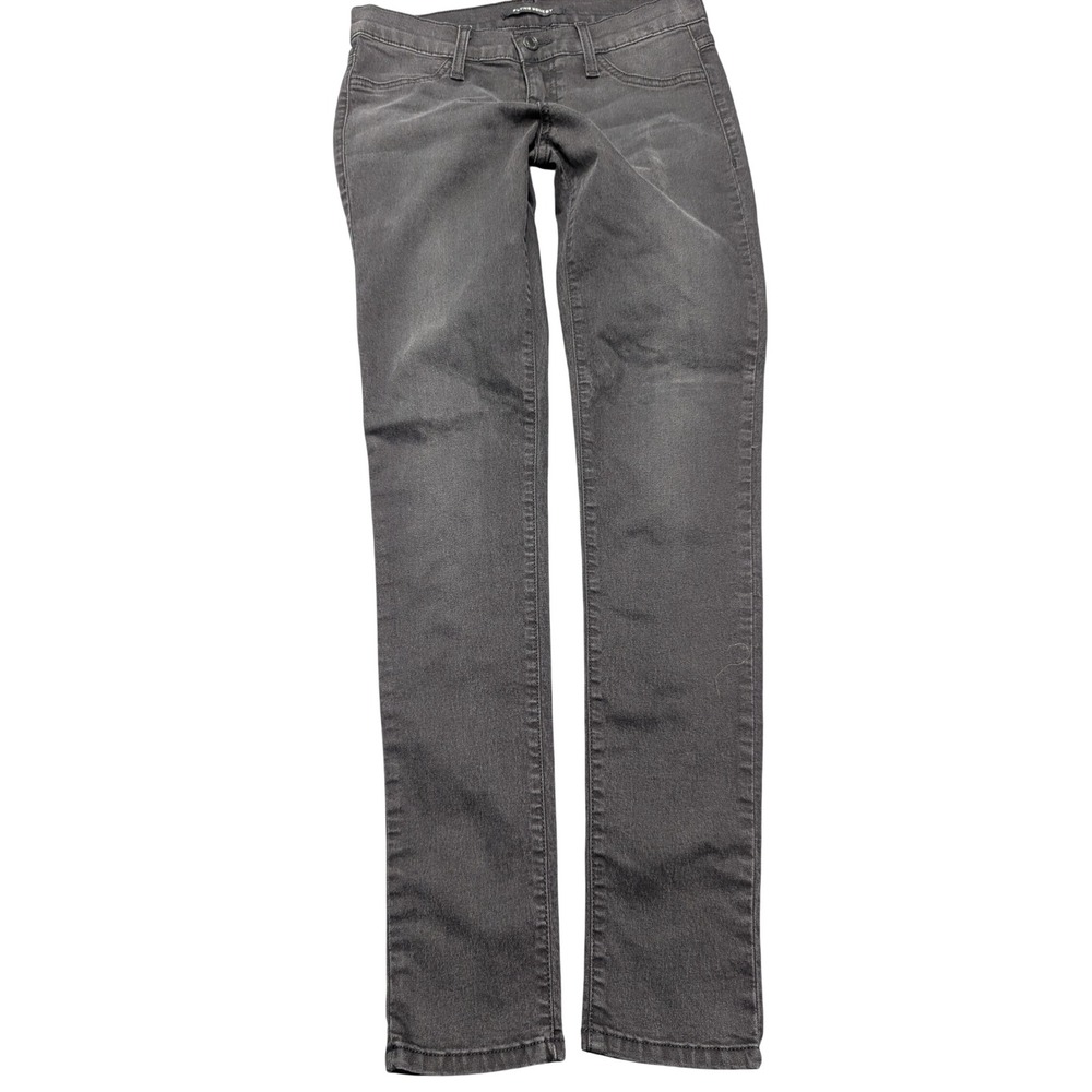 Flying Monkey L7508 Skinny Jeans Faded Black Denim Womens 27 Made in USA